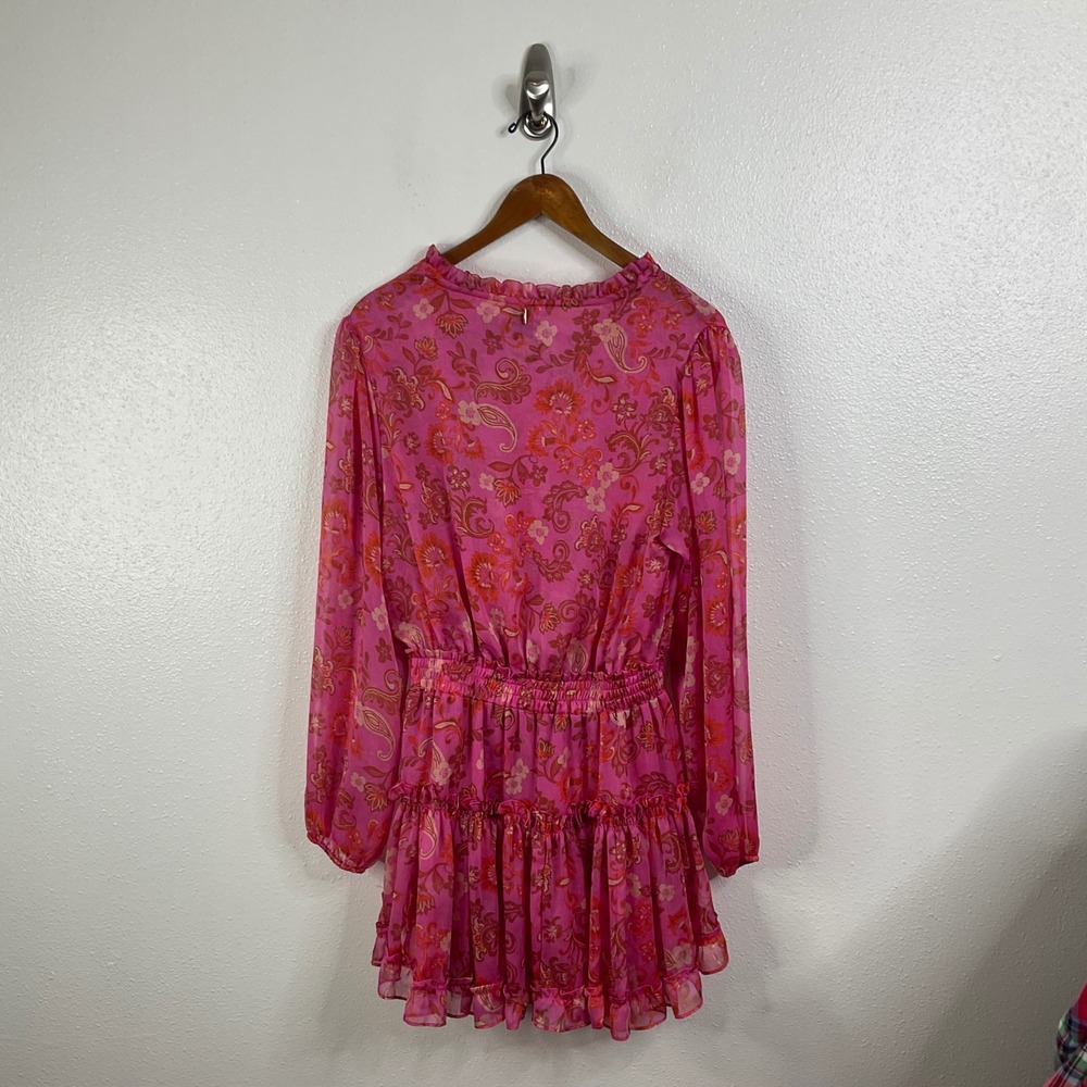 MISA Los Angeles Lorena Dress Careyes Floral Print Size Medium - Picture 2 of 4